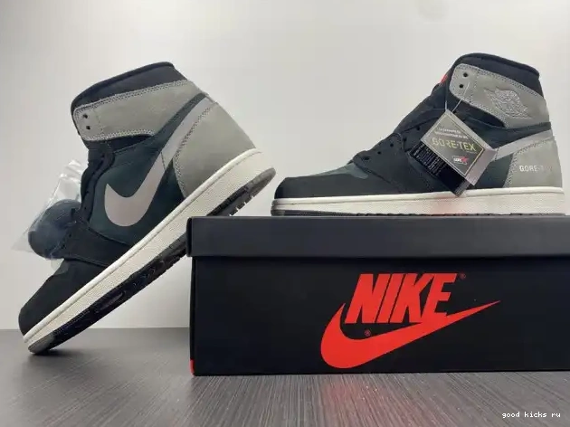 Rep Particle Grey Jordan Black Retro Element High DB2889-001 1 Gore-Tex 0623